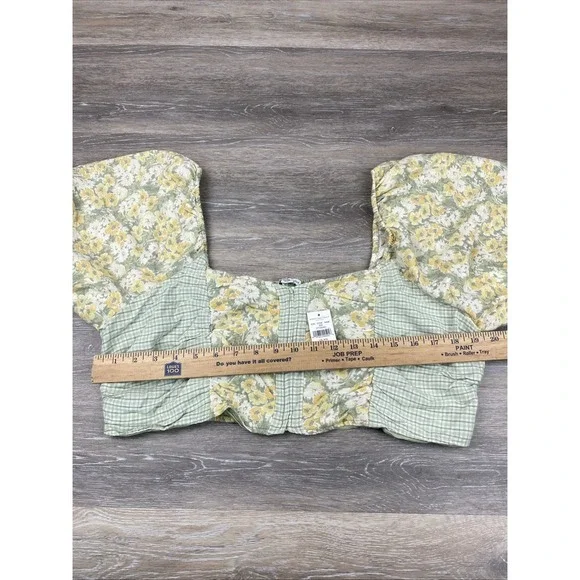 American Eagle Boho Crop Top Womens XXL Halter Blouse New Plus Size - Picture 3 of 8